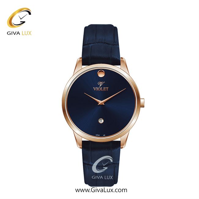 ساعت مچی اورجینال زنانه ویولت VIOLET رزگلد | سرمه ای| سرمه ای| کد رفرنس 0550/2